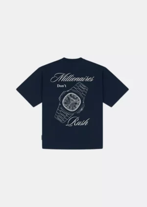 Baron Filou oversized backprint no rush navy blue
