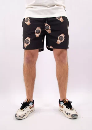 Baron Filou swim shorts allover watches black