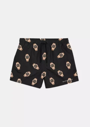 Baron Filou swim shorts allover watches black