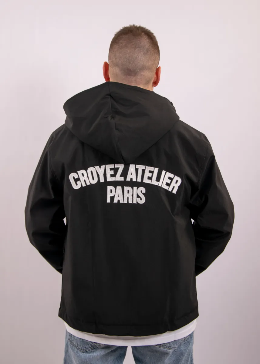 Croyez atelier windbreaker black