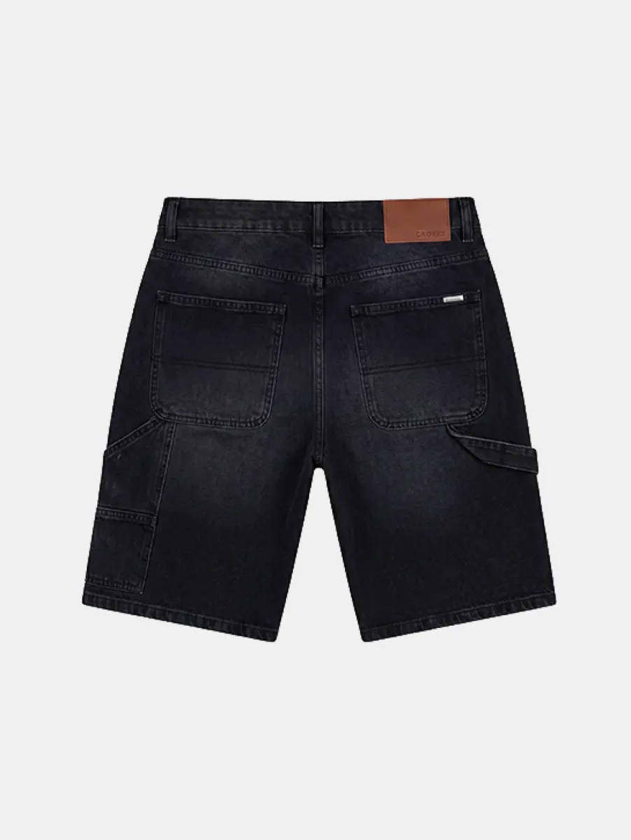 Croyez carpenter shorts black