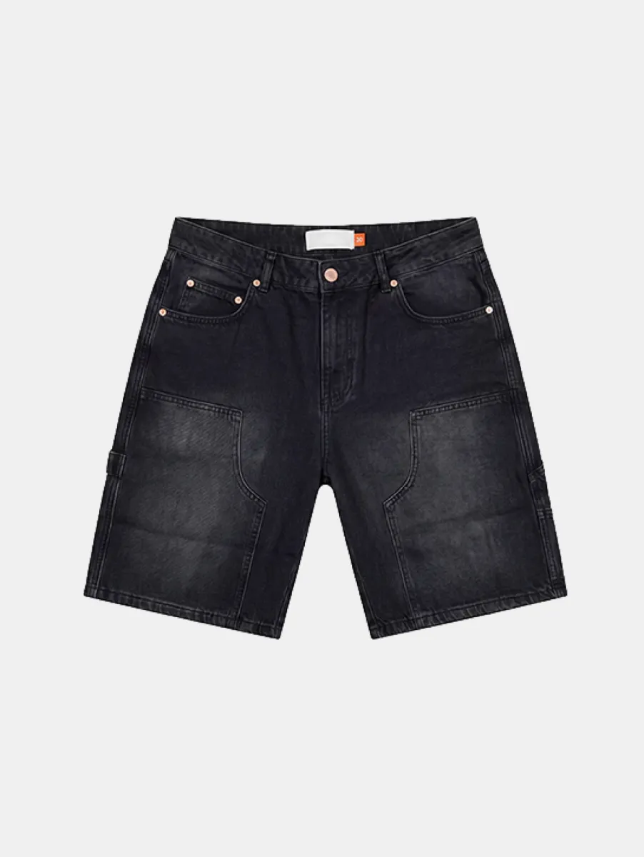 Croyez carpenter shorts black