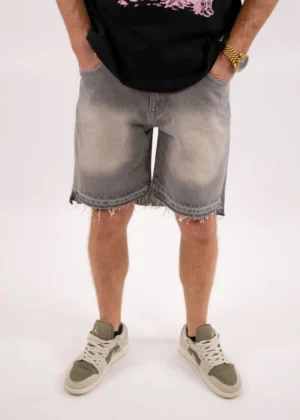 Croyez cd2 Stepped Hem shorts dark grey