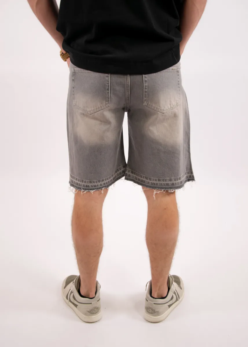 Croyez cd2 Stepped Hem shorts dark grey