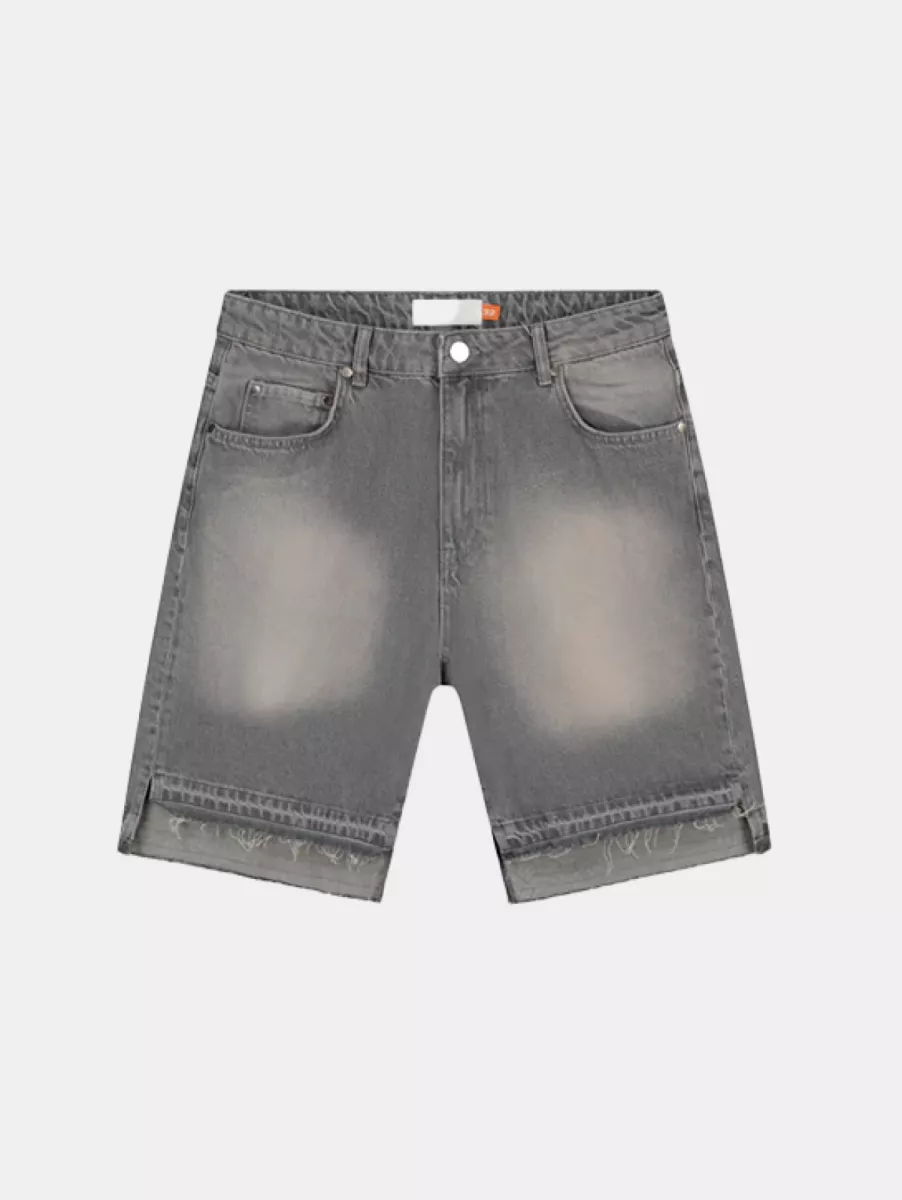 Croyez cd2 Stepped Hem shorts dark grey