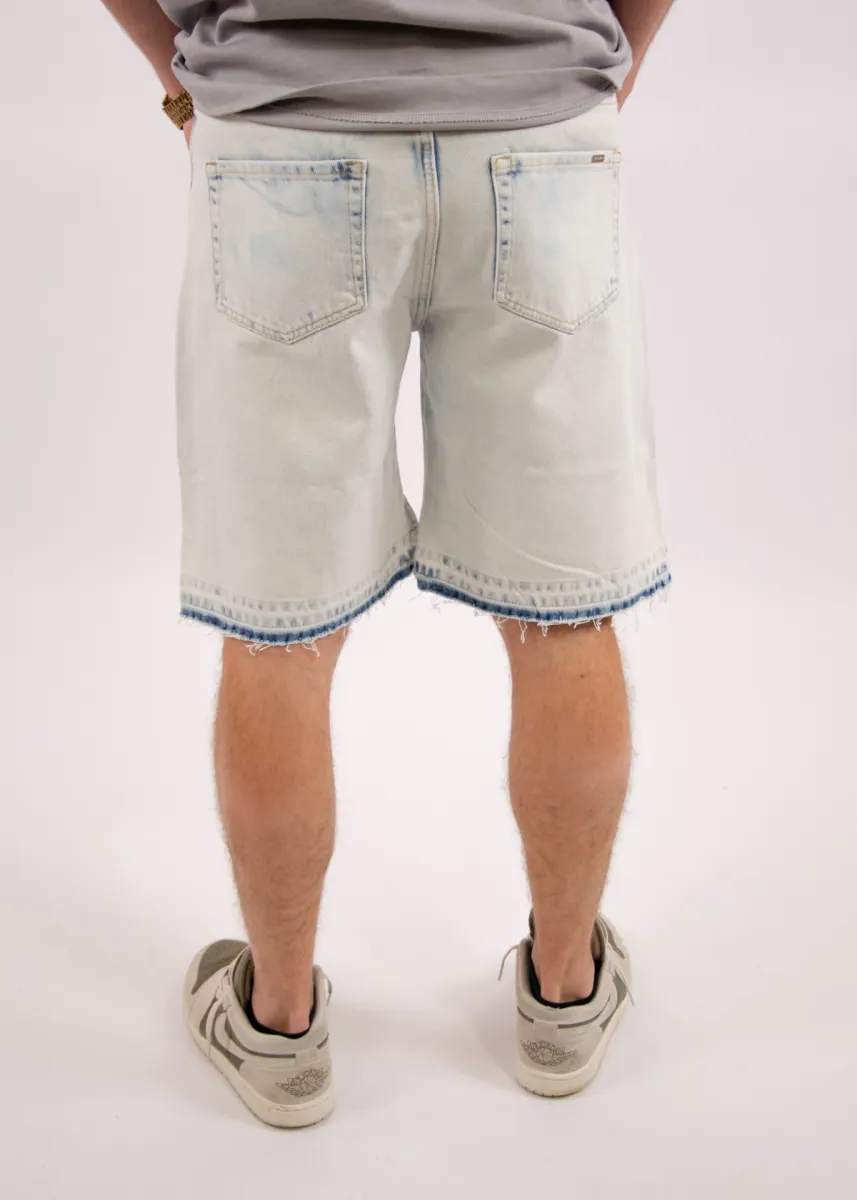 Croyez cd2 Stepped Hem shorts light blue