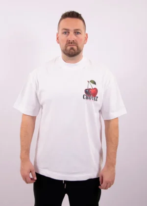 Croyez cerise d'amour t-shirt white