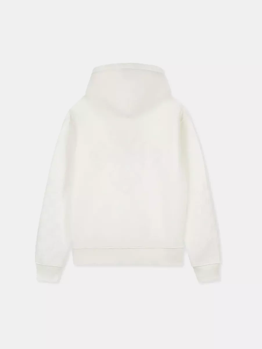Croyez cross zip hoodie off-white
