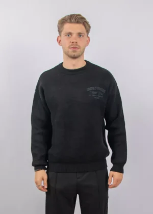 Croyez en vous knit sweater black