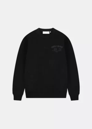 Croyez en vous knit sweater black