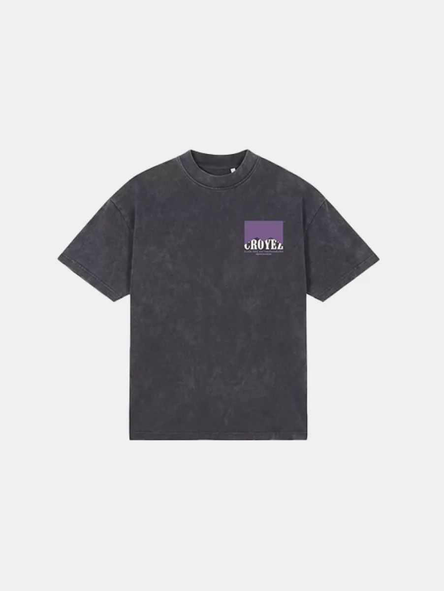Croyez entrepreneur t-shirt acid wash
