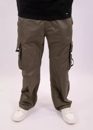 Croyez etiquette nylon pants dusty olive