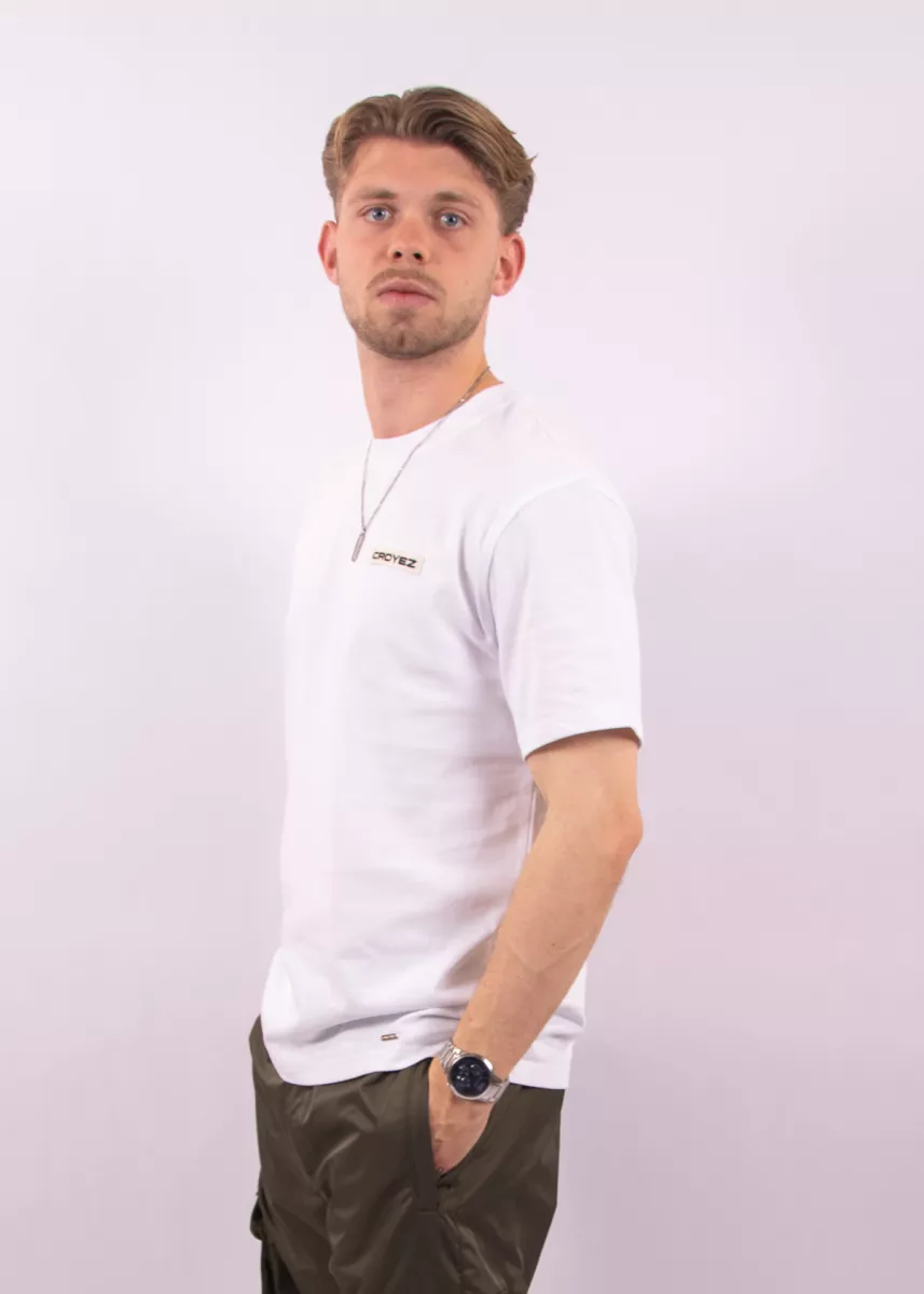 Croyez etiquette t-shirt white
