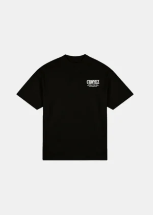 Croyez flower and heart t-shirt black