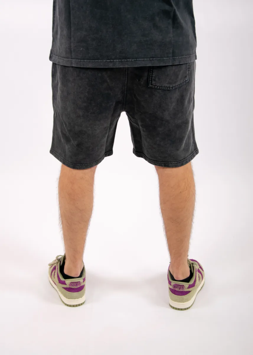 Croyez gardener shorts acid wash