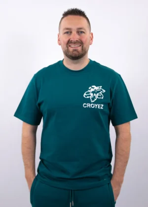 Croyez gardener t-shirt dark teal