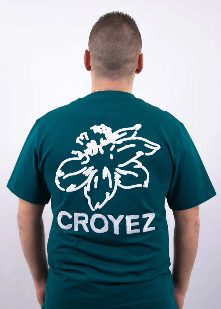 Croyez gardener t-shirt dark teal