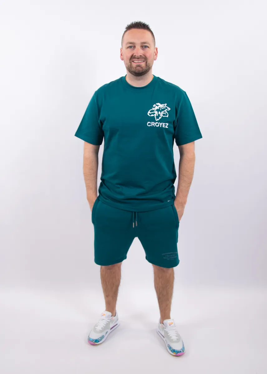 Croyez gardener t-shirt dark teal