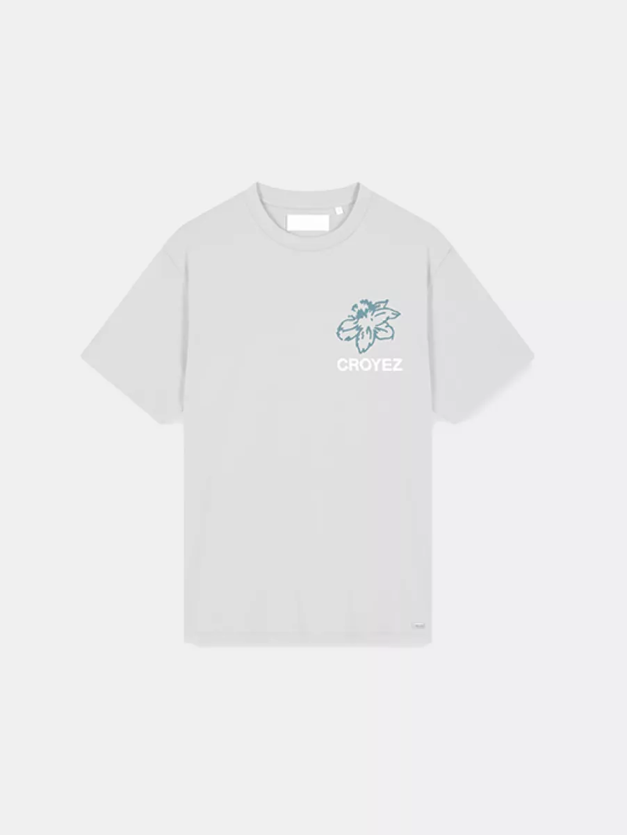 Croyez gardener t-shirt light grey