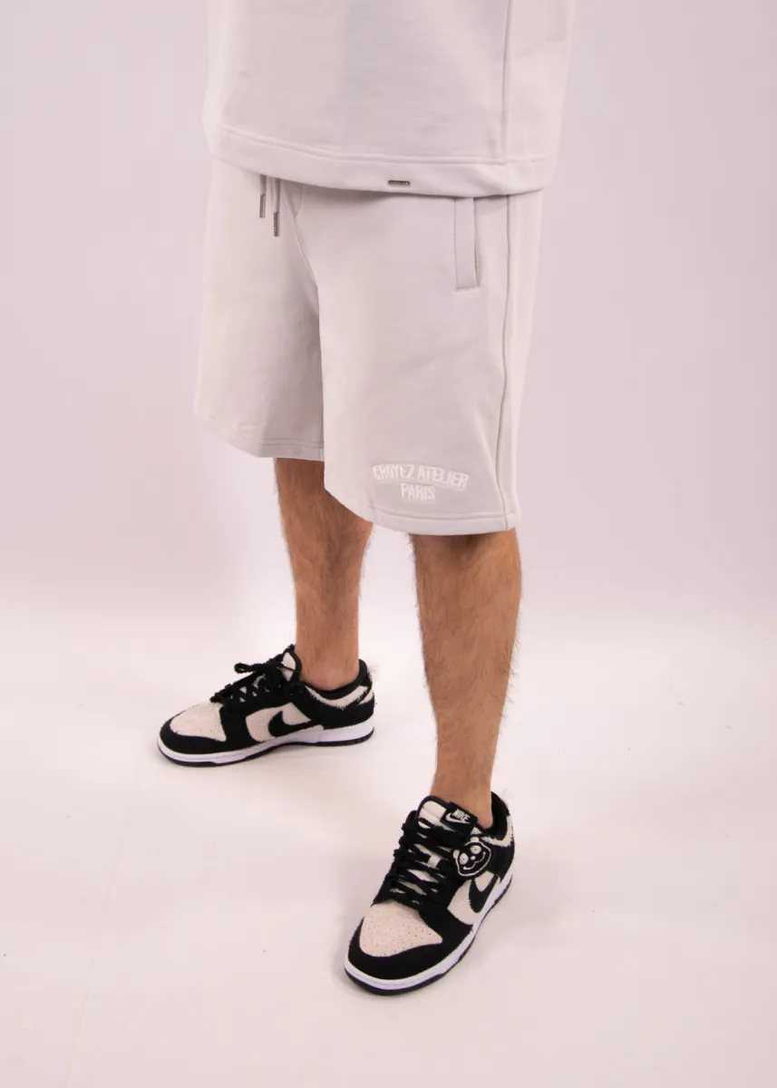 Croyez heavyweight atelier short light grey