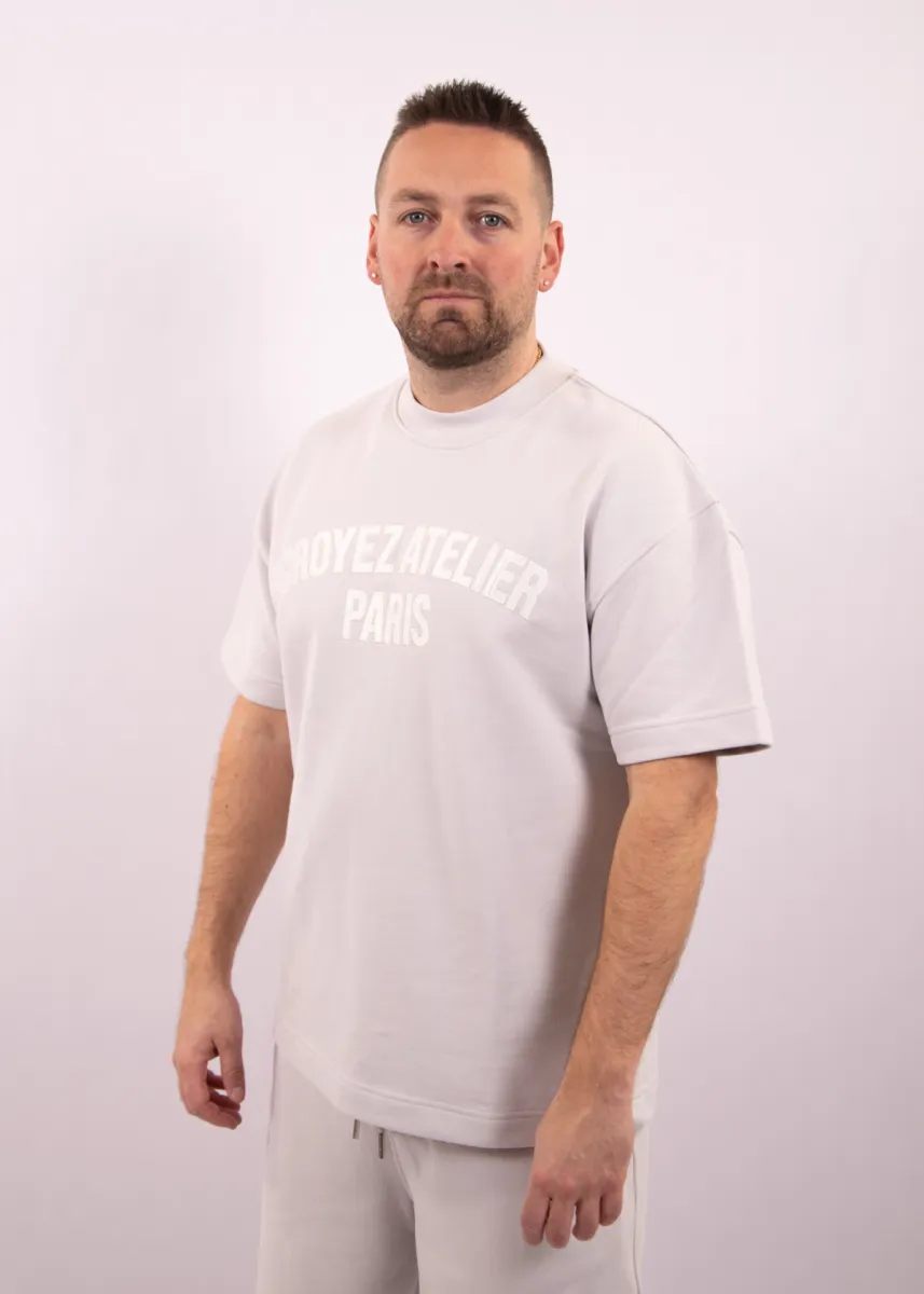 Croyez heavyweight atelier t-shirt light grey