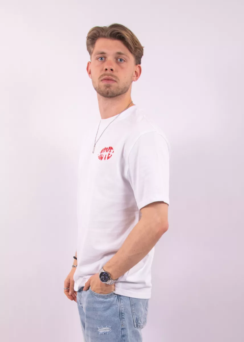 Croyez lips t-shirt white