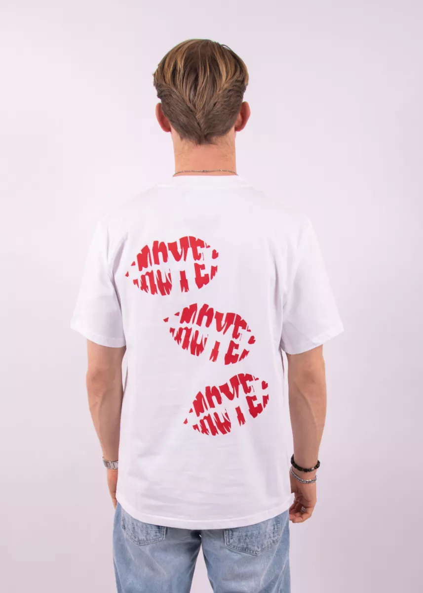 Croyez lips t-shirt white