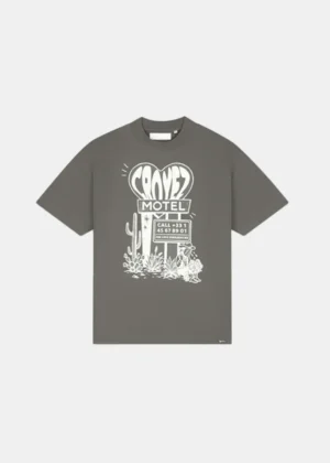 Croyez motel t-shirt washed brown