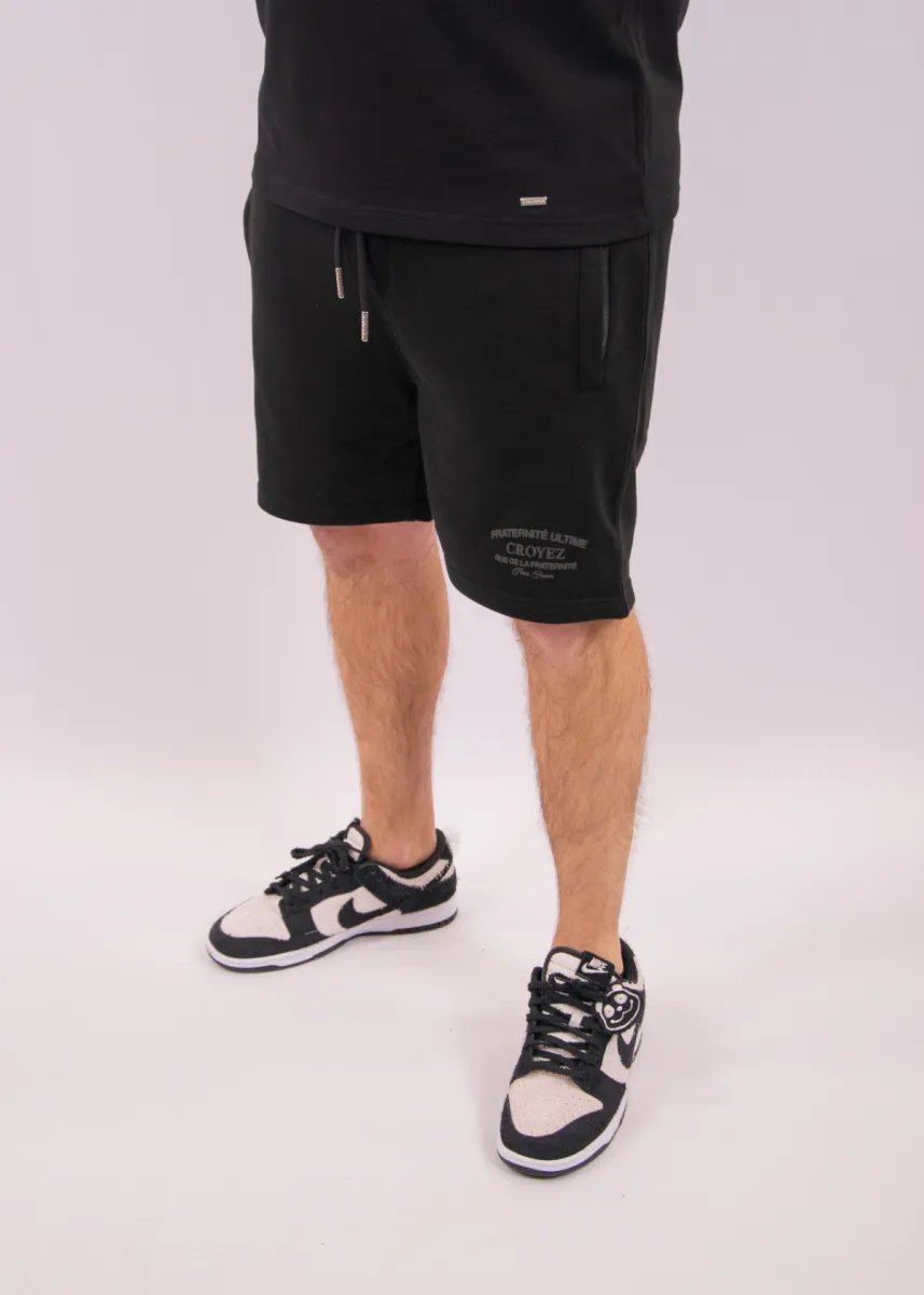 Croyez original fraternite shorts black