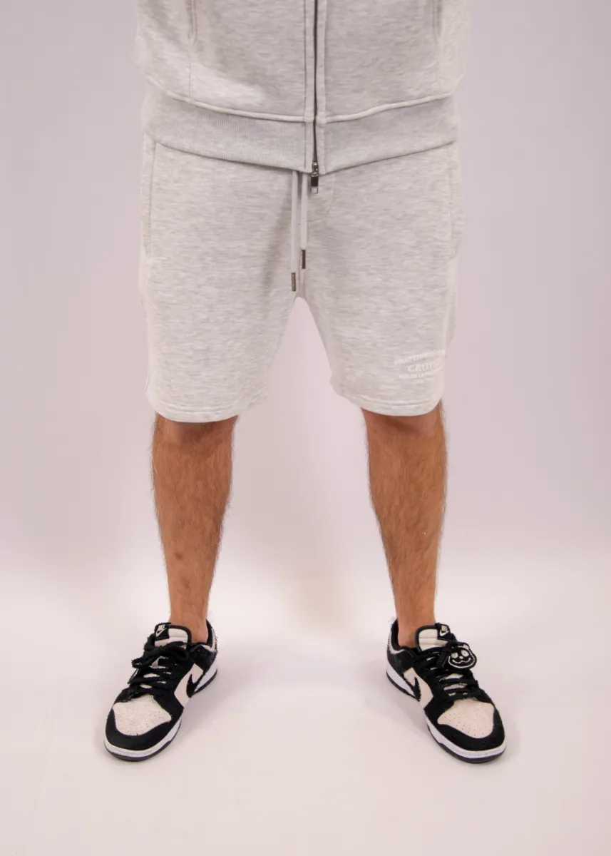 Croyez original fraternite shorts grey melange