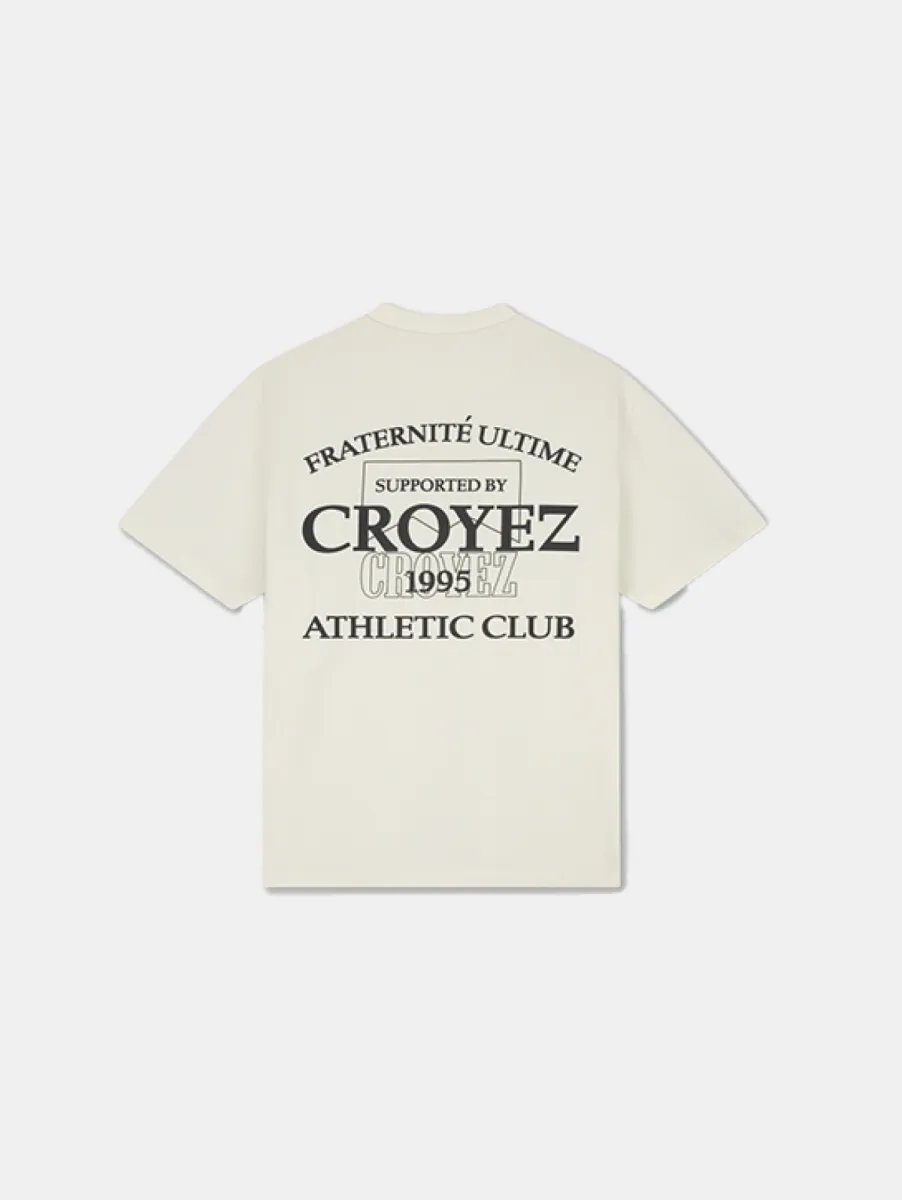 Croyez overlay fraternite t-shirt off-white