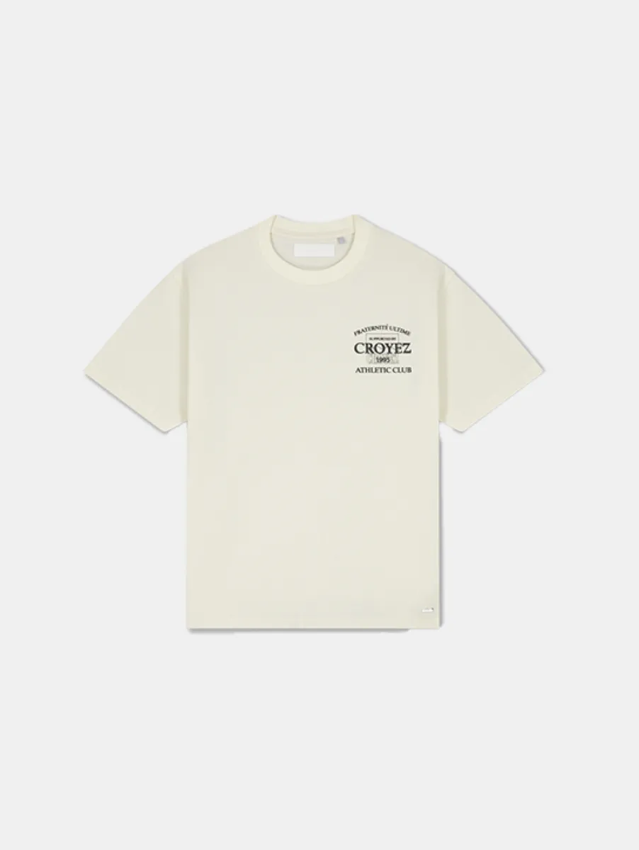 Croyez overlay fraternite t-shirt off-white