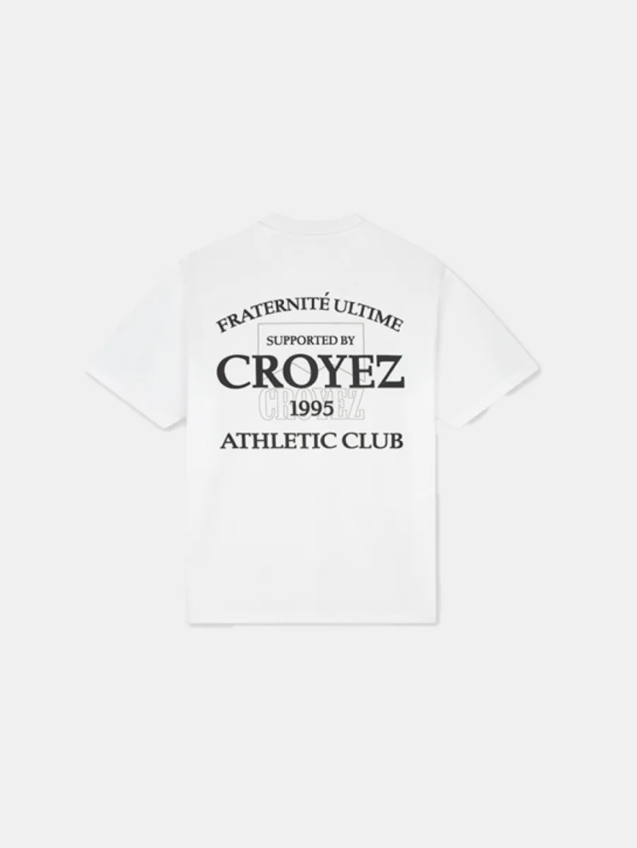 Croyez overlay fraternite t-shirt white