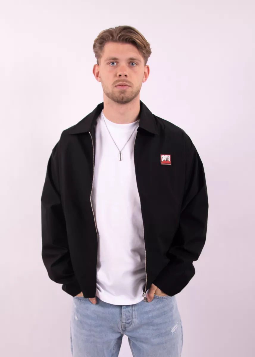 Croyez patch jacket black