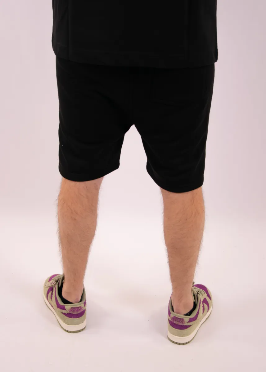 Croyez stamp shorts black