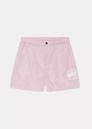 Croyez stamp swim shorts pink