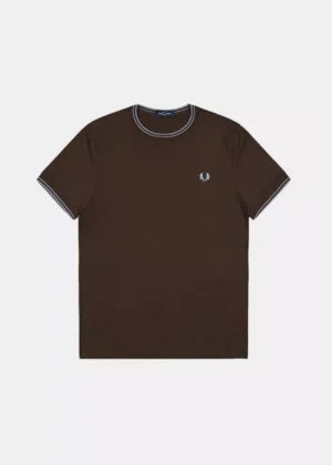 Fred Perry m1588v 49a brnttbcc/stkprtb