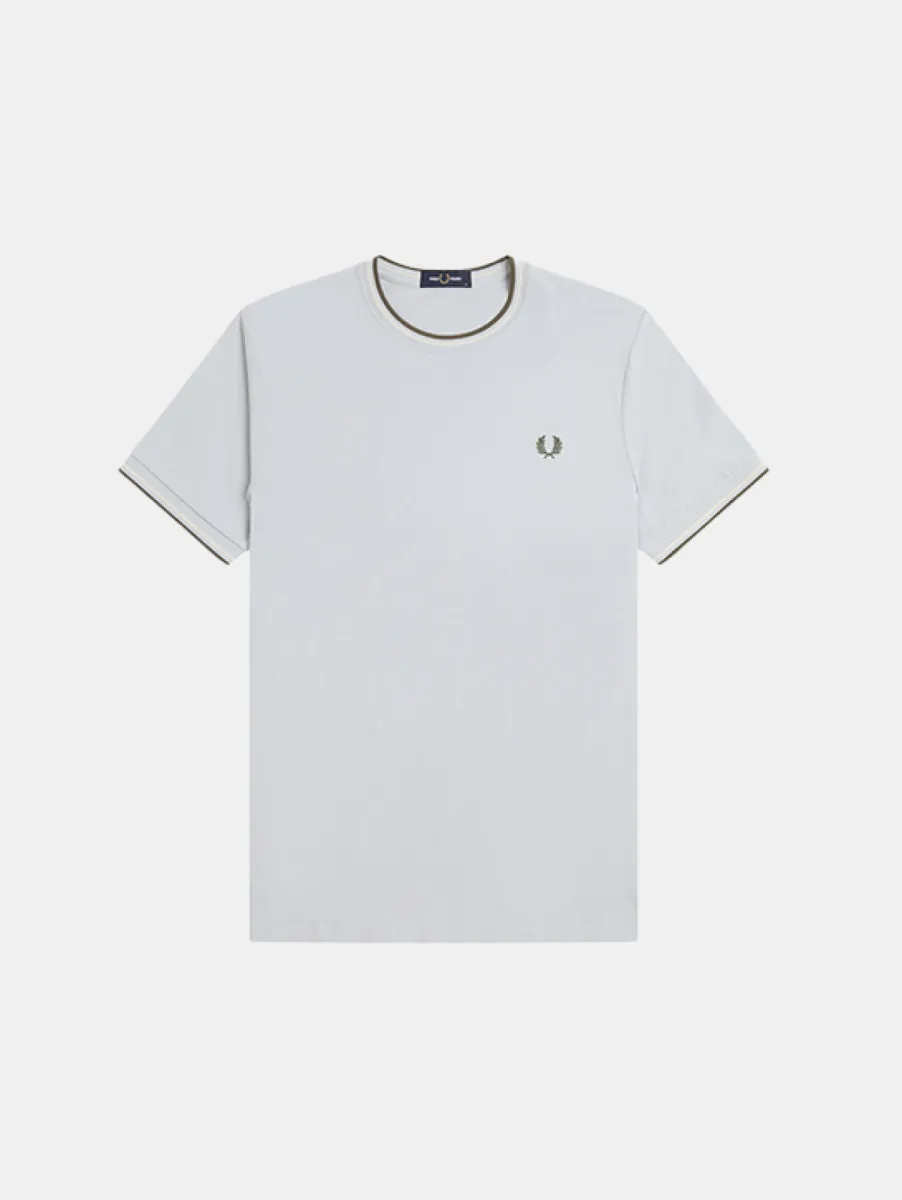 Fred Perry m1588v 80b dusky blue/ecru/laurel