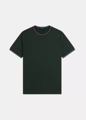 Fred Perry m1588v 85a grsrts/stkbl/oxb