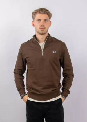 Fred Perry m3574 49a brnttbcc/stkprtb