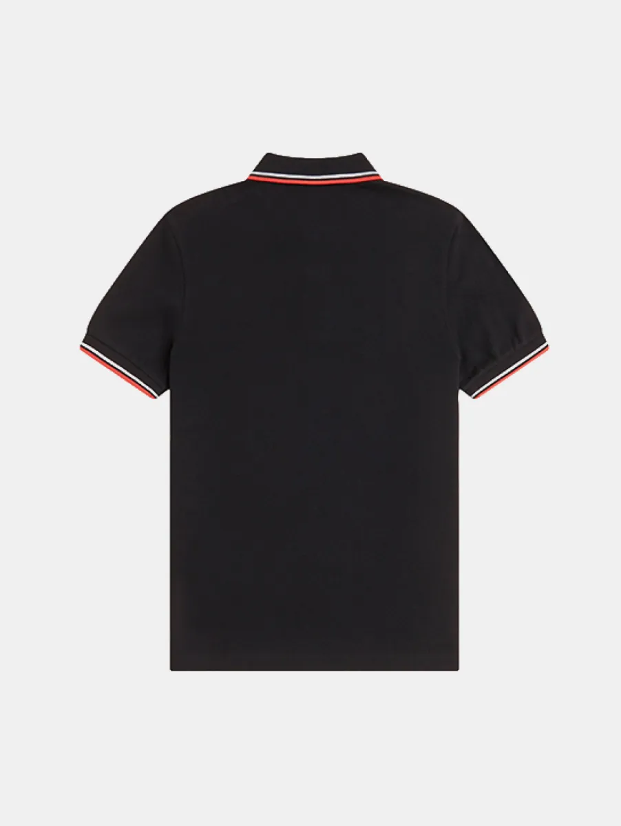 Fred Perry m3600 05c black/dusky blue/strawberry cream