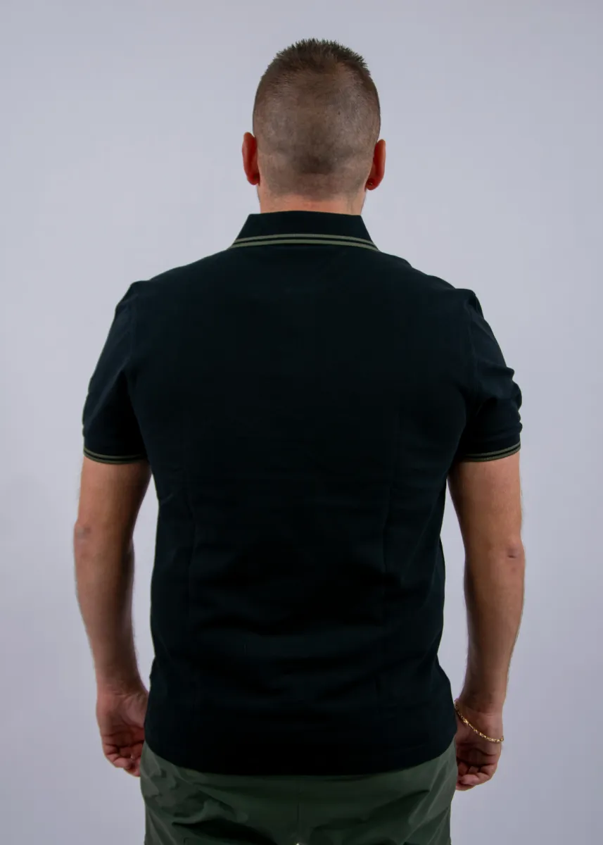 Fred Perry m3600 t44 black/fieldgreen