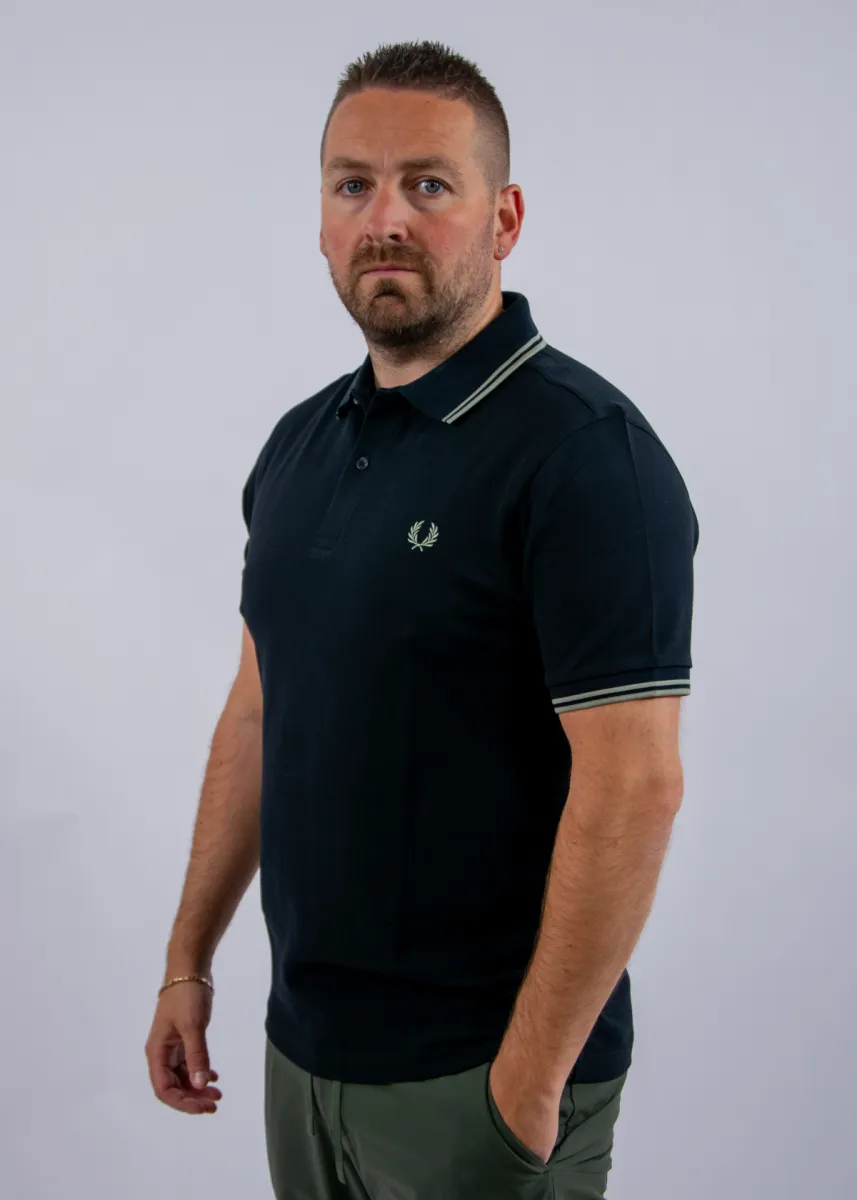 Fred Perry m3600 t73 navy/seagrass