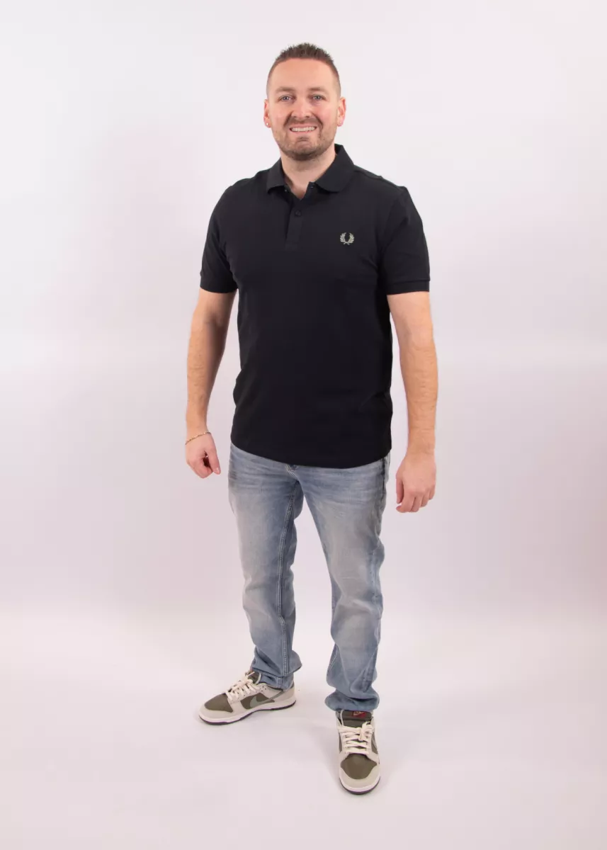 Fred Perry m6000 t73 navy/seagrass