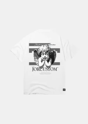 Jorcustom angel2.0 t-shirt white-acidgrey