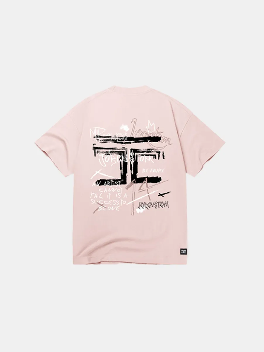 Jorcustom artist t-shirt ashpink-ashpink