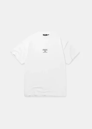 Jorcustom artist t-shirt white-acidgrey