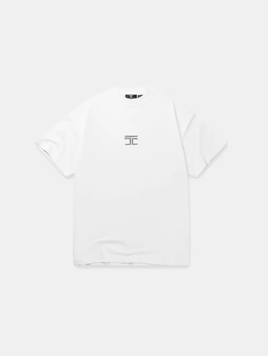 Jorcustom artist t-shirt white-acidgrey
