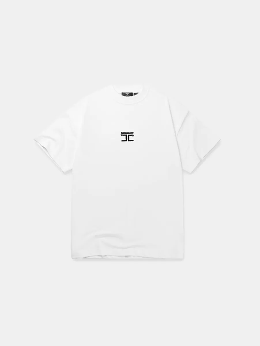 Jorcustom artist t-shirt white-ashpink
