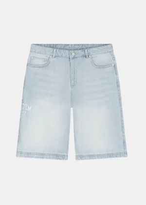 Jorcustom customsociety denim short light blue